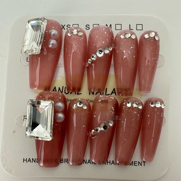 Handmade press on nails bundle of four sets size large - Picture 6 of 13